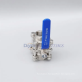 Stainless Steel 3 Piece Ball Valve BSPP